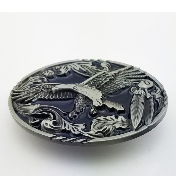 New eagle belt Native American feather buckle - Picture 3 of 4